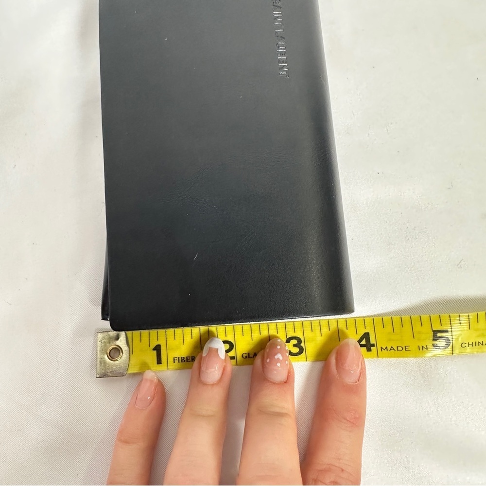 Saint Laurent Black Leather Magnetic Sunglasses / Eyeglasses Case - Picture 10 of 11